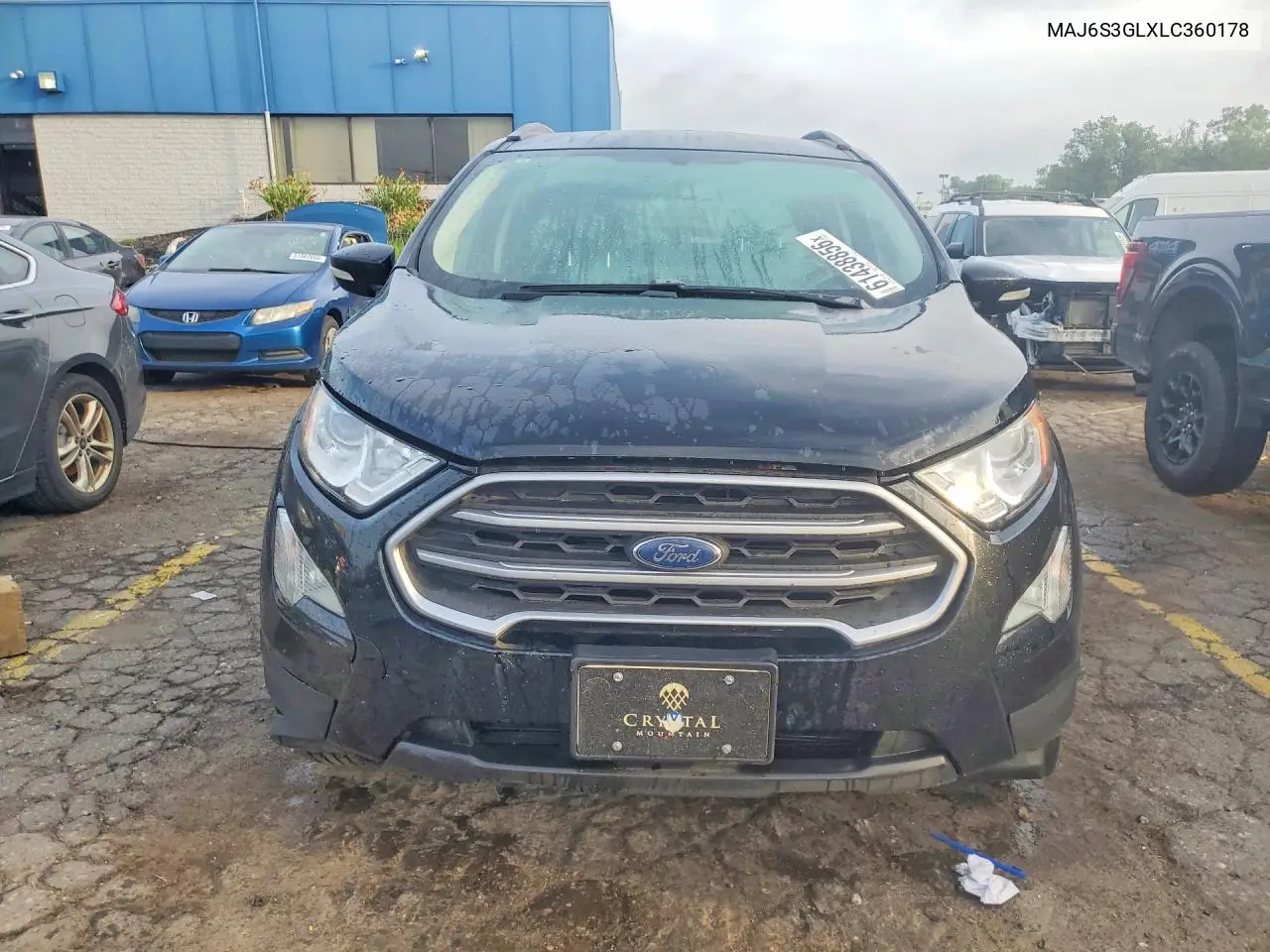 2020 Ford Ecosport Se VIN: MAJ6S3GLXLC360178 Lot: 61438856