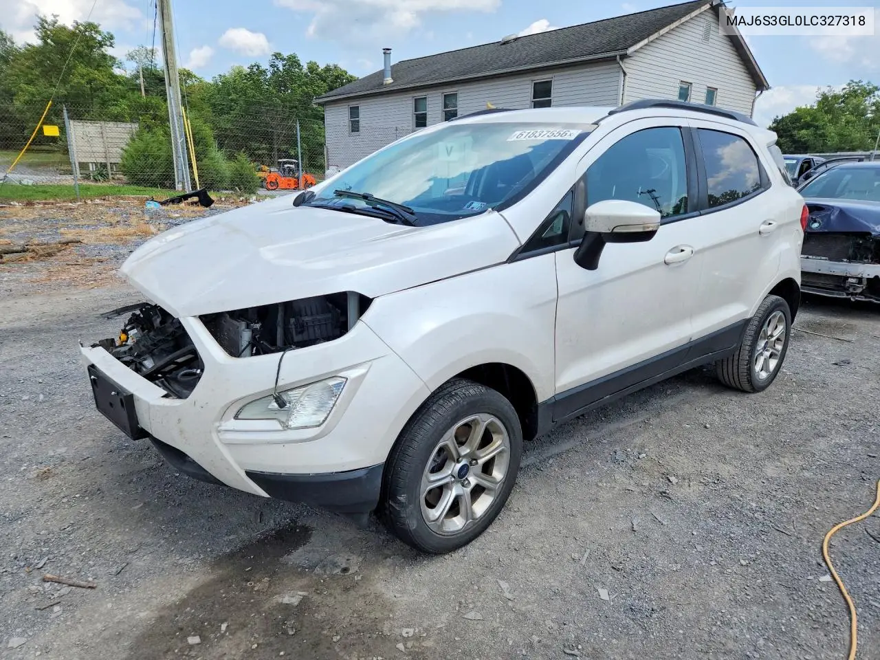 2020 Ford Ecosport Se VIN: MAJ6S3GL0LC327318 Lot: 61837556