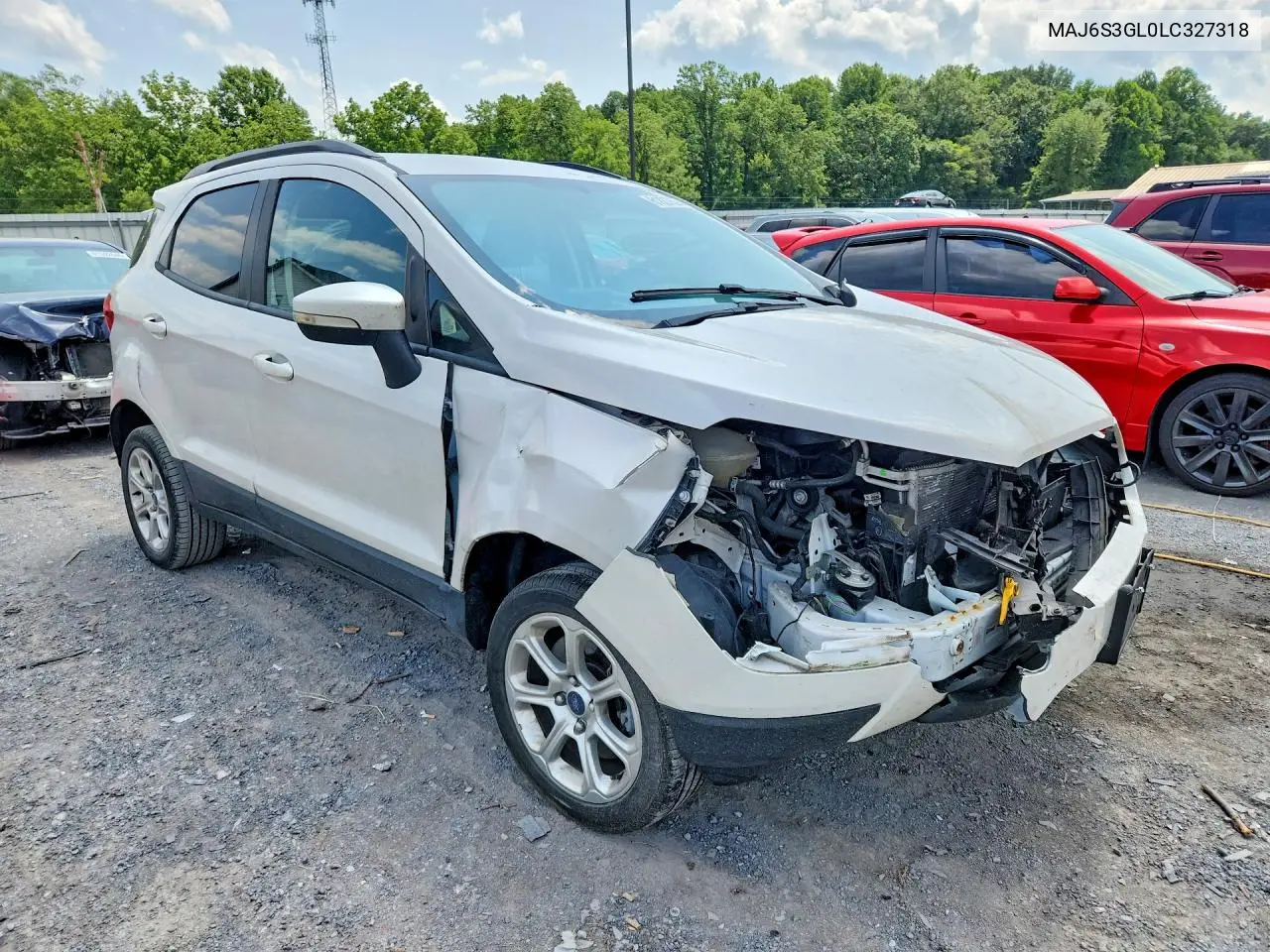 2020 Ford Ecosport Se VIN: MAJ6S3GL0LC327318 Lot: 61837556