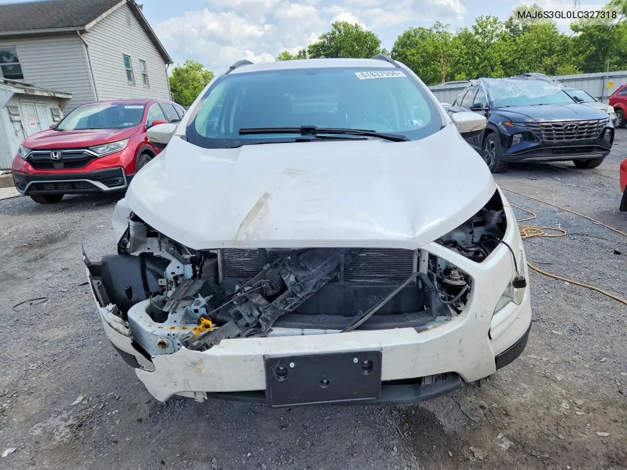 2020 Ford Ecosport Se VIN: MAJ6S3GL0LC327318 Lot: 61837556