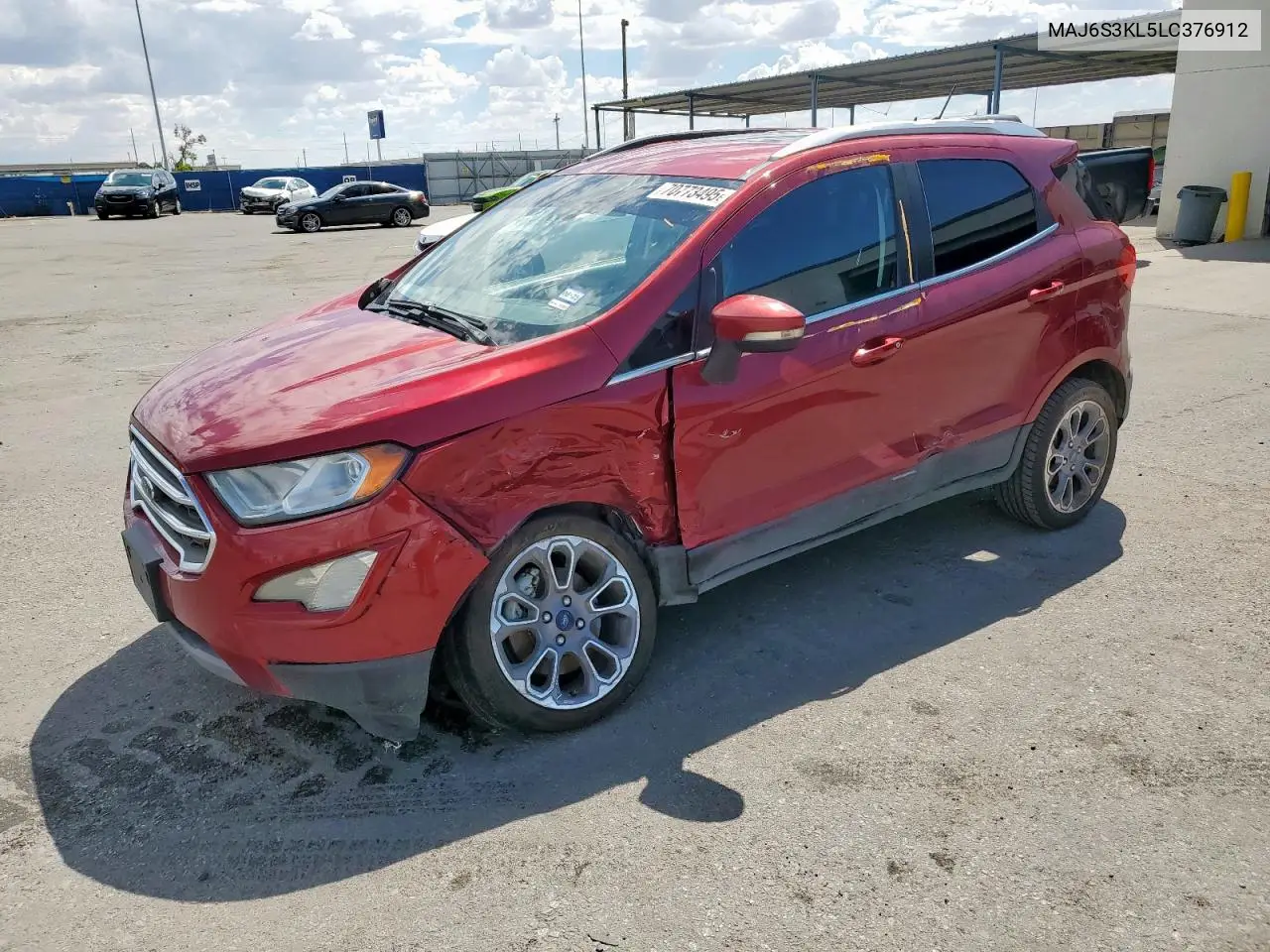 MAJ6S3KL5LC376912 2020 Ford Ecosport Titanium