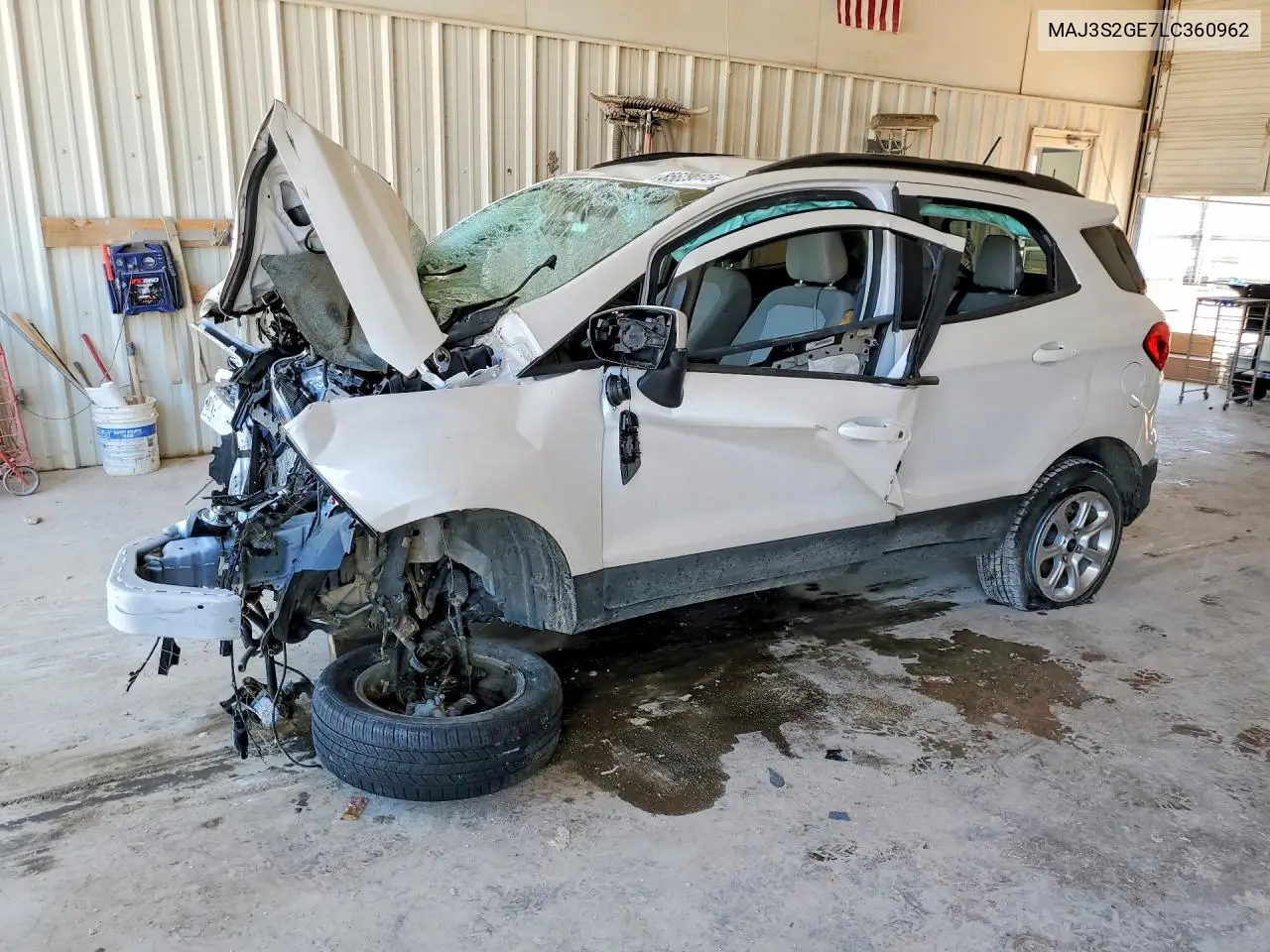 2020 Ford Ecosport Se VIN: MAJ3S2GE7LC360962 Lot: 85629075