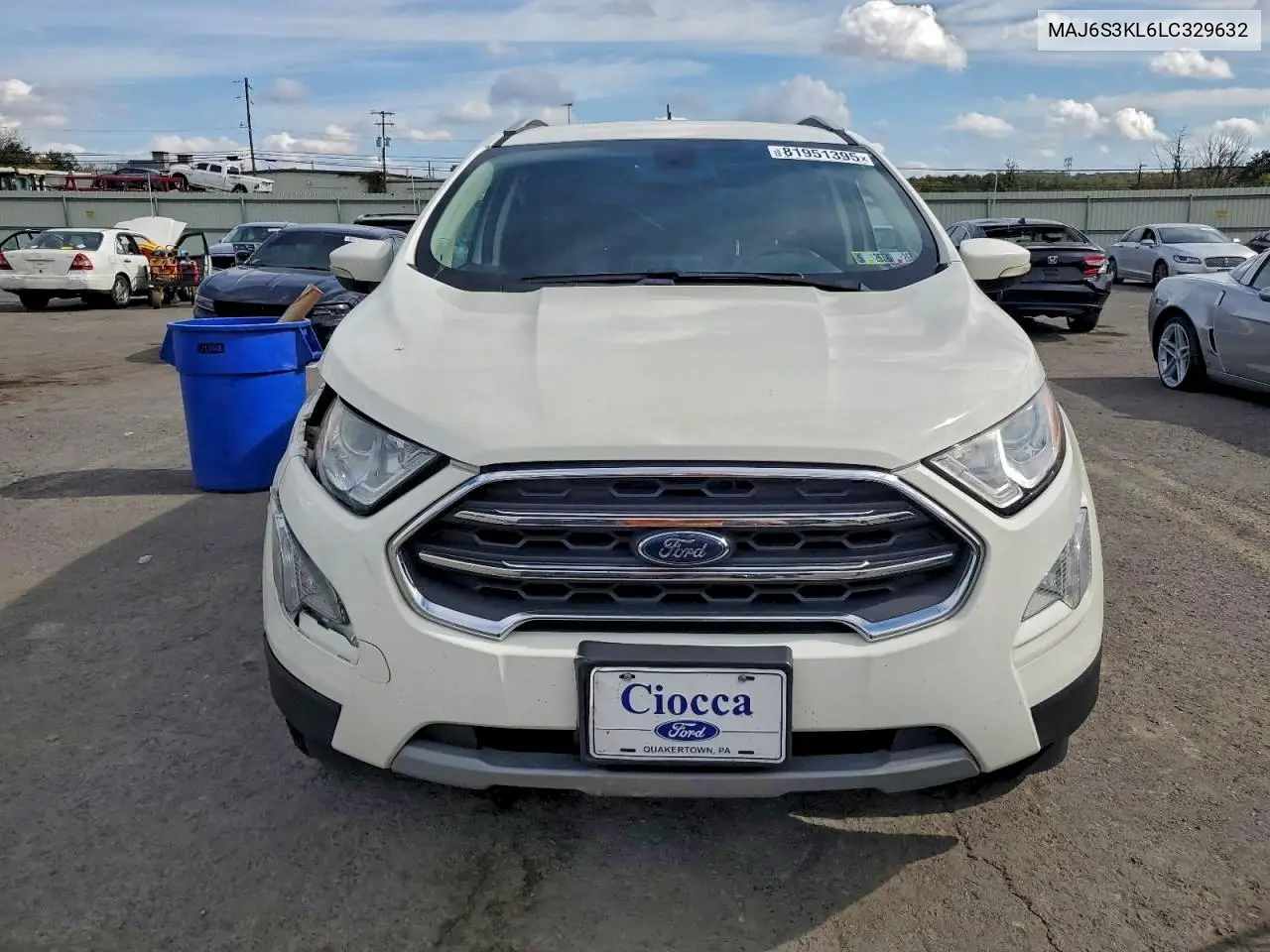 MAJ6S3KL6LC329632 2020 Ford Ecosport Titanium