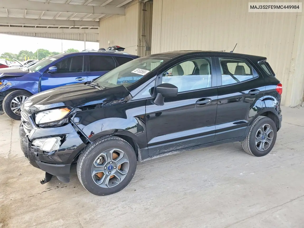 2021 Ford Ecosport S VIN: MAJ3S2FE9MC449984 Lot: 55100566