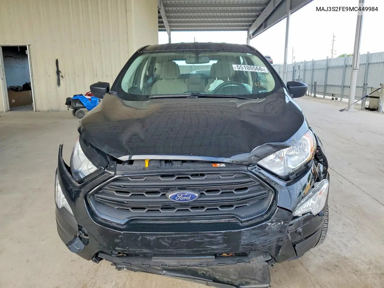 2021 Ford Ecosport S VIN: MAJ3S2FE9MC449984 Lot: 55100566