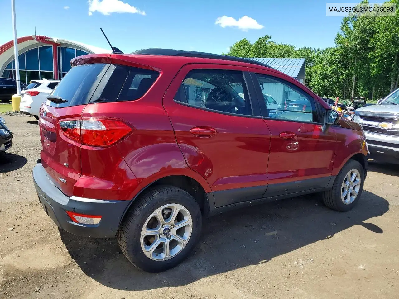 2021 Ford Ecosport Se VIN: MAJ6S3GL3MC455098 Lot: 57149176