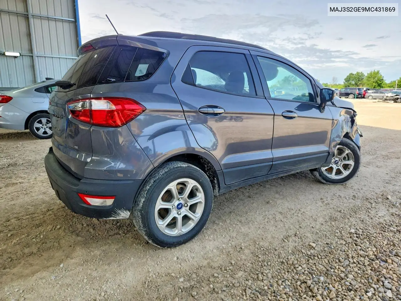 2021 Ford Ecosport Se VIN: MAJ3S2GE9MC431869 Lot: 57553956