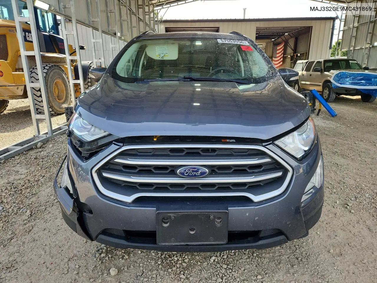 2021 Ford Ecosport Se VIN: MAJ3S2GE9MC431869 Lot: 57553956
