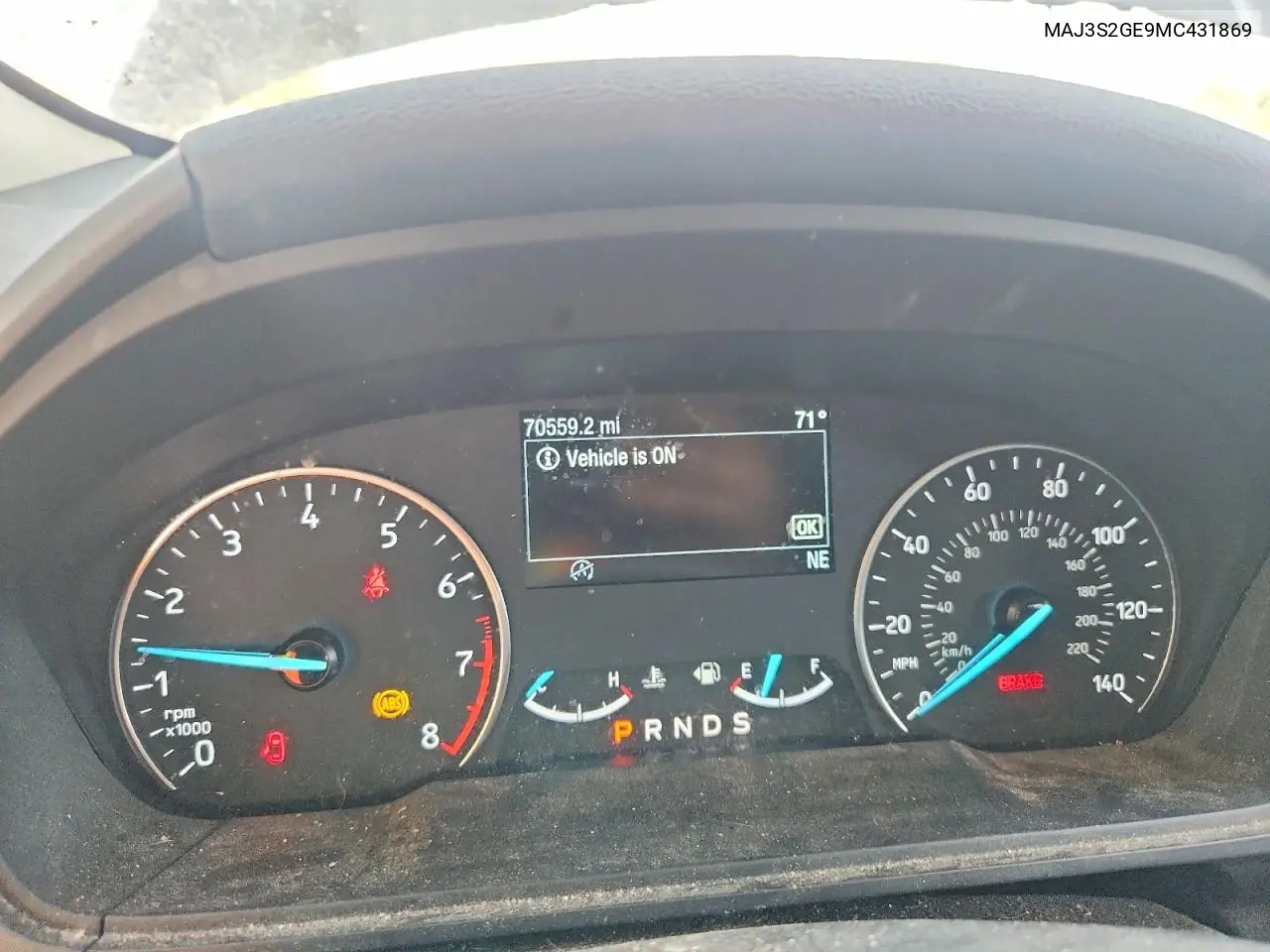 2021 Ford Ecosport Se VIN: MAJ3S2GE9MC431869 Lot: 57553956