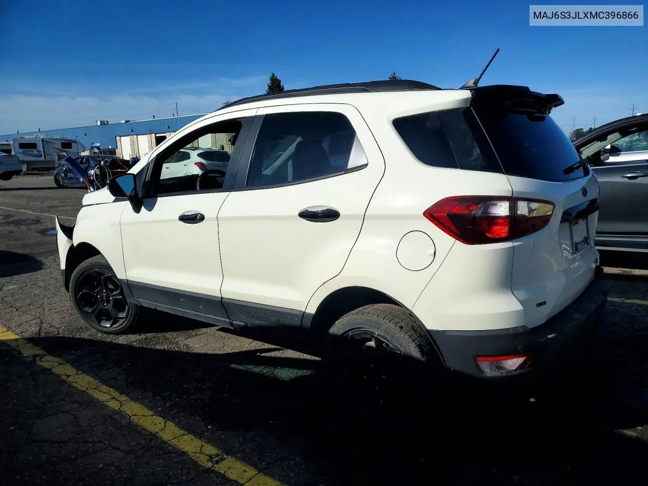 2021 Ford Ecosport Ses VIN: MAJ6S3JLXMC396866 Lot: 57620276