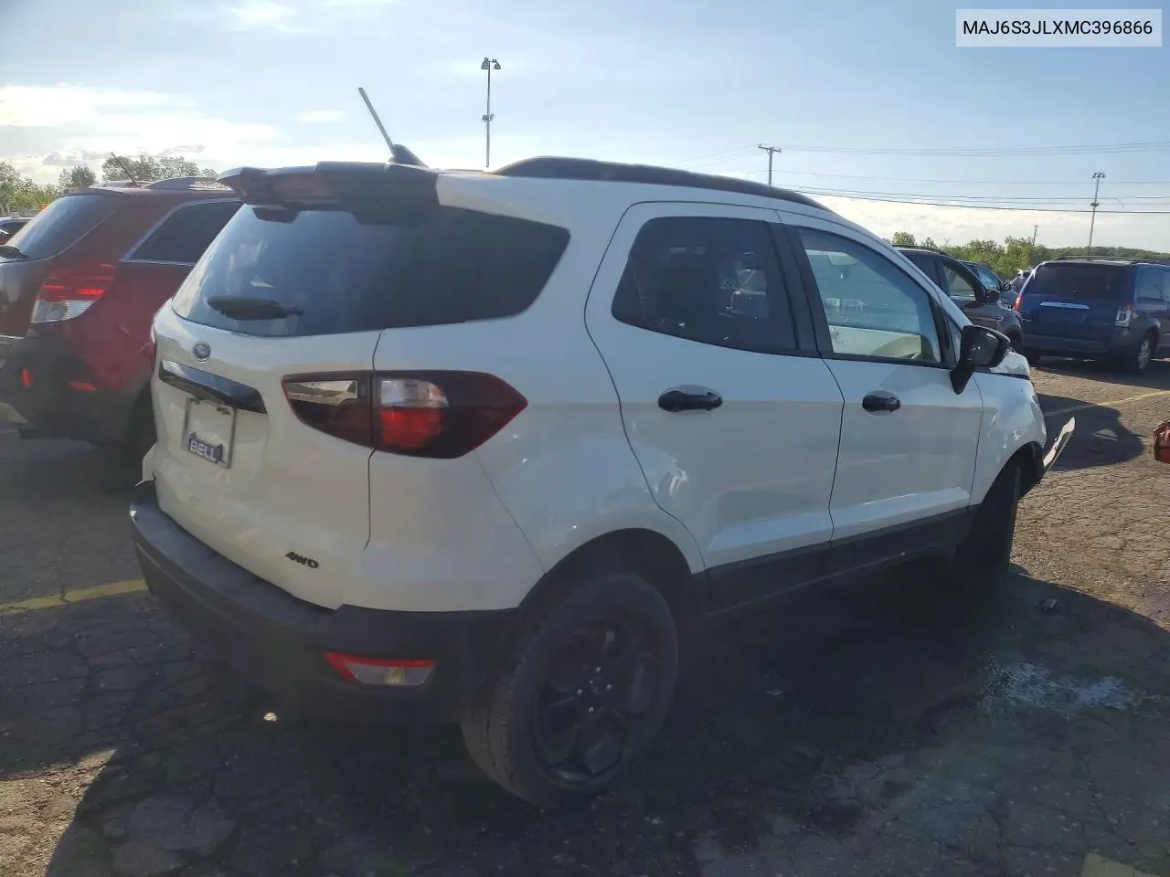 2021 Ford Ecosport Ses VIN: MAJ6S3JLXMC396866 Lot: 57620276
