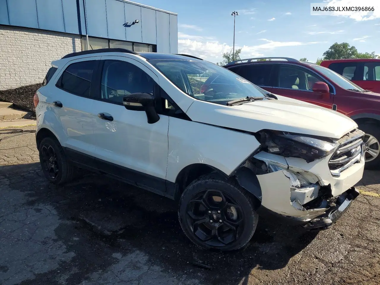 2021 Ford Ecosport Ses VIN: MAJ6S3JLXMC396866 Lot: 57620276