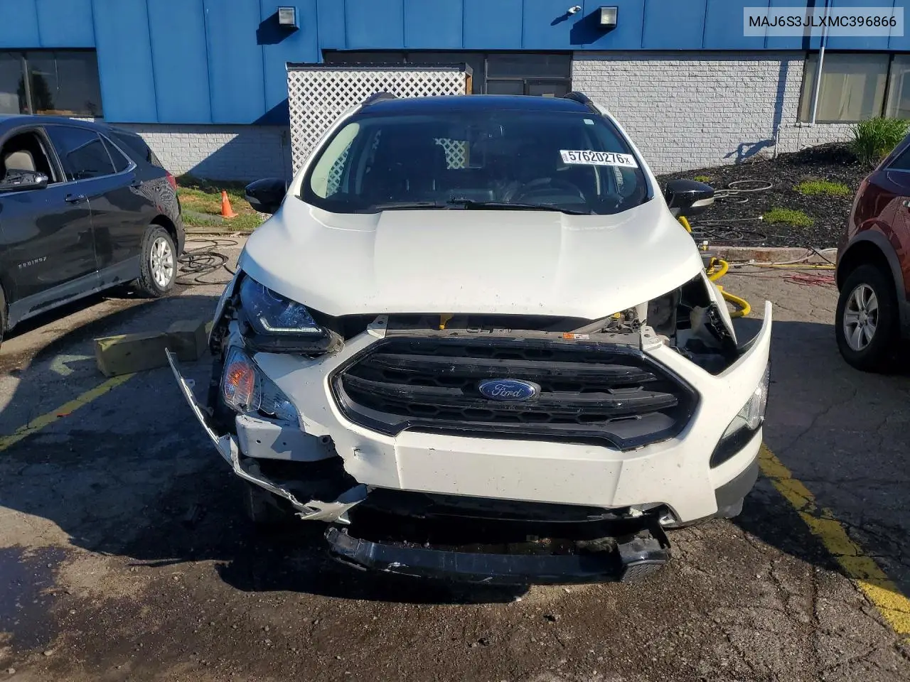 2021 Ford Ecosport Ses VIN: MAJ6S3JLXMC396866 Lot: 57620276