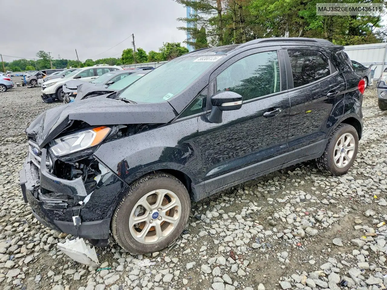 2021 Ford Ecosport Se VIN: MAJ3S2GE6MC436415 Lot: 58388126