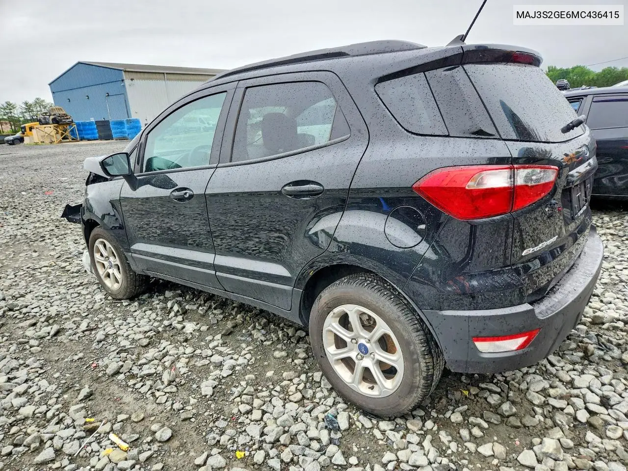 2021 Ford Ecosport Se VIN: MAJ3S2GE6MC436415 Lot: 58388126