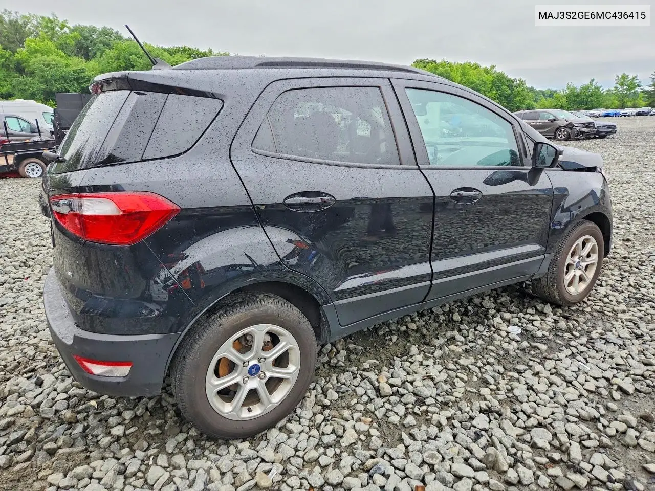 2021 Ford Ecosport Se VIN: MAJ3S2GE6MC436415 Lot: 58388126