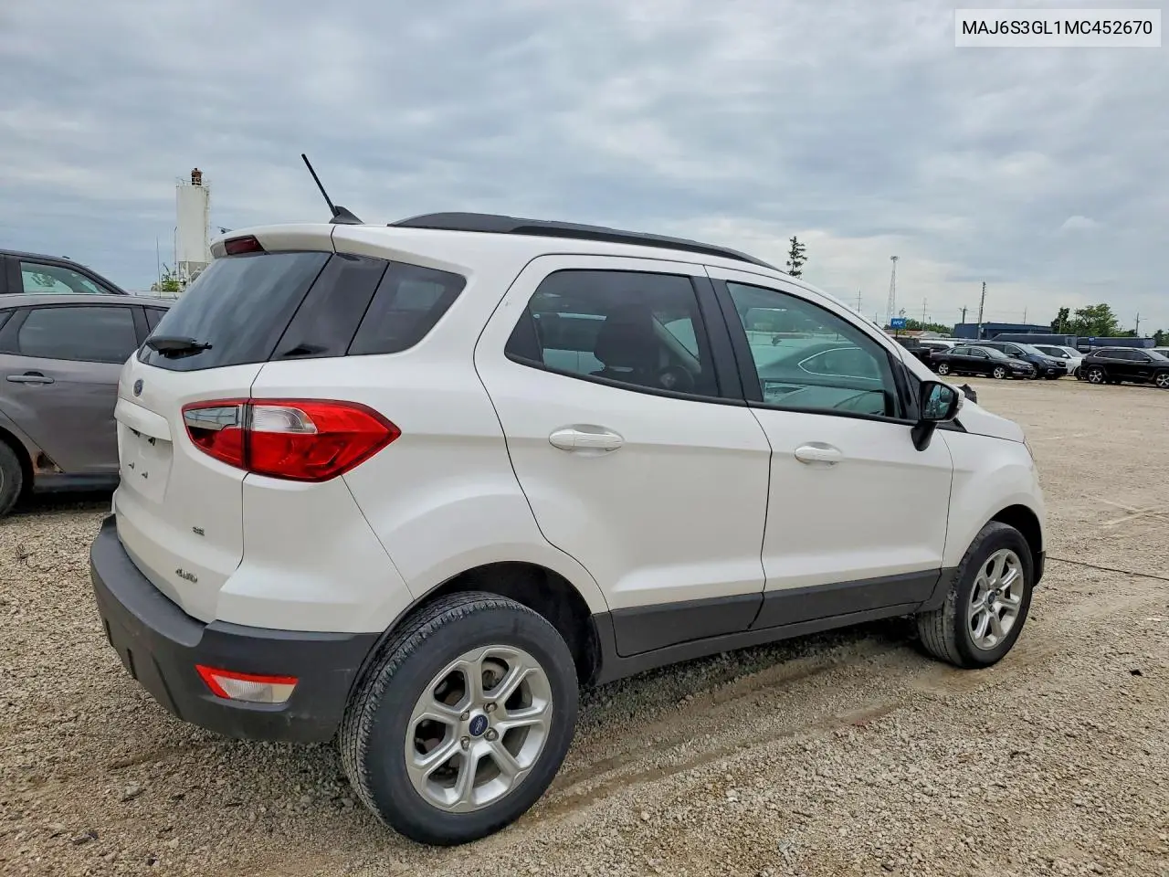 2021 Ford Ecosport Se VIN: MAJ6S3GL1MC452670 Lot: 58589586