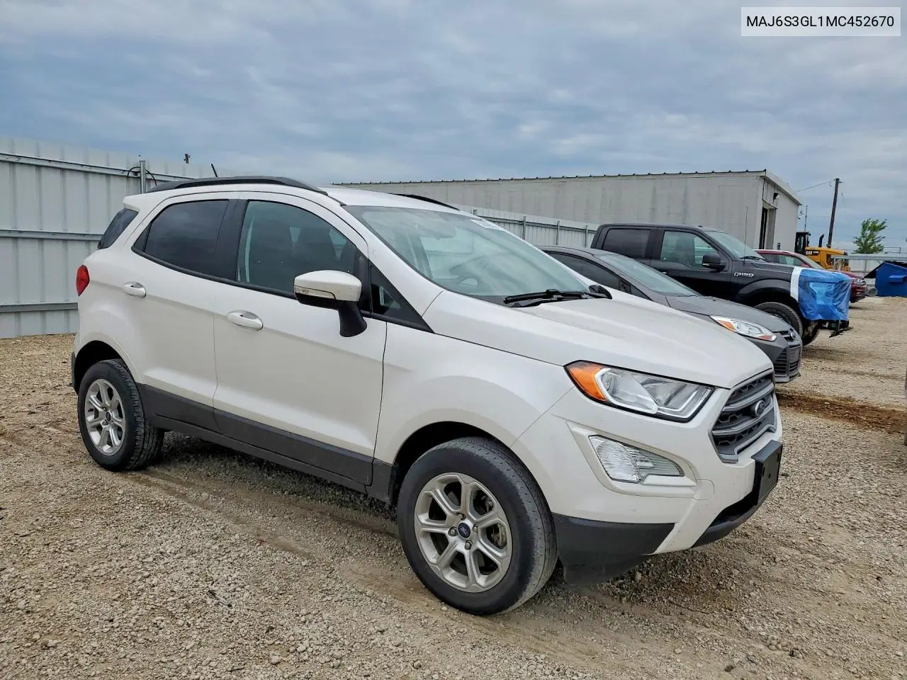 2021 Ford Ecosport Se VIN: MAJ6S3GL1MC452670 Lot: 58589586