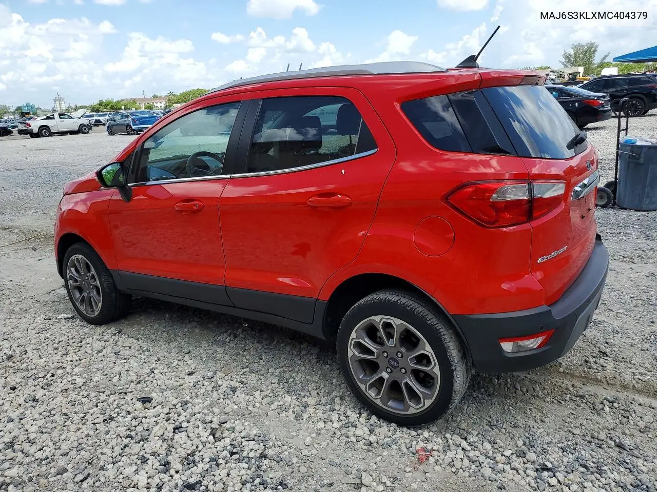 2021 Ford Ecosport Titanium VIN: MAJ6S3KLXMC404379 Lot: 58692056