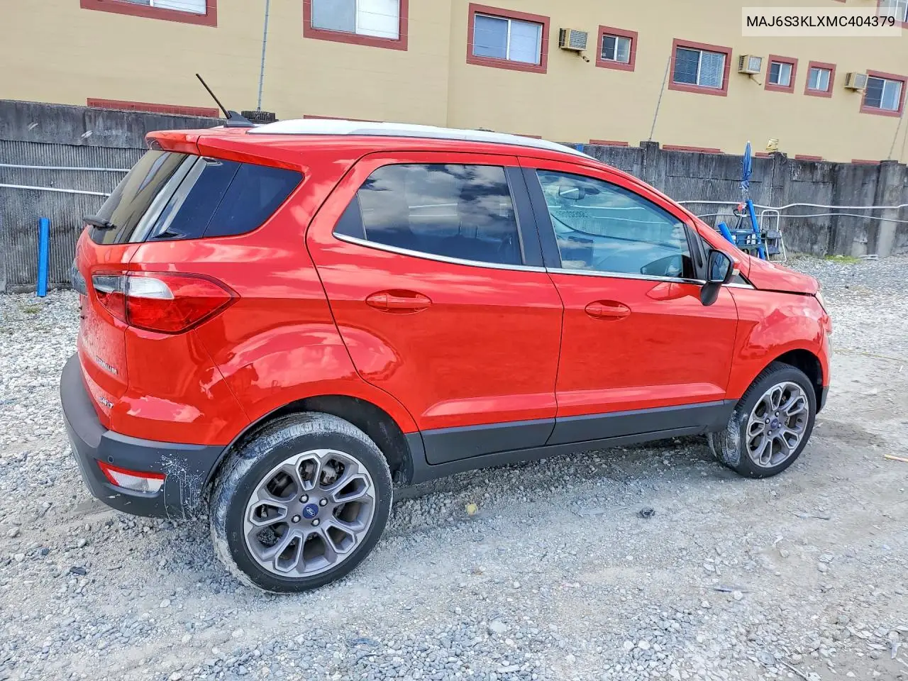 2021 Ford Ecosport Titanium VIN: MAJ6S3KLXMC404379 Lot: 58692056