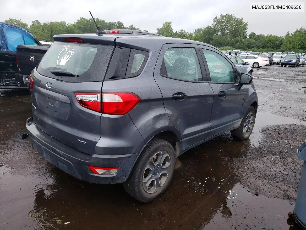 2021 Ford Ecosport S VIN: MAJ6S3FL4MC409636 Lot: 58873206