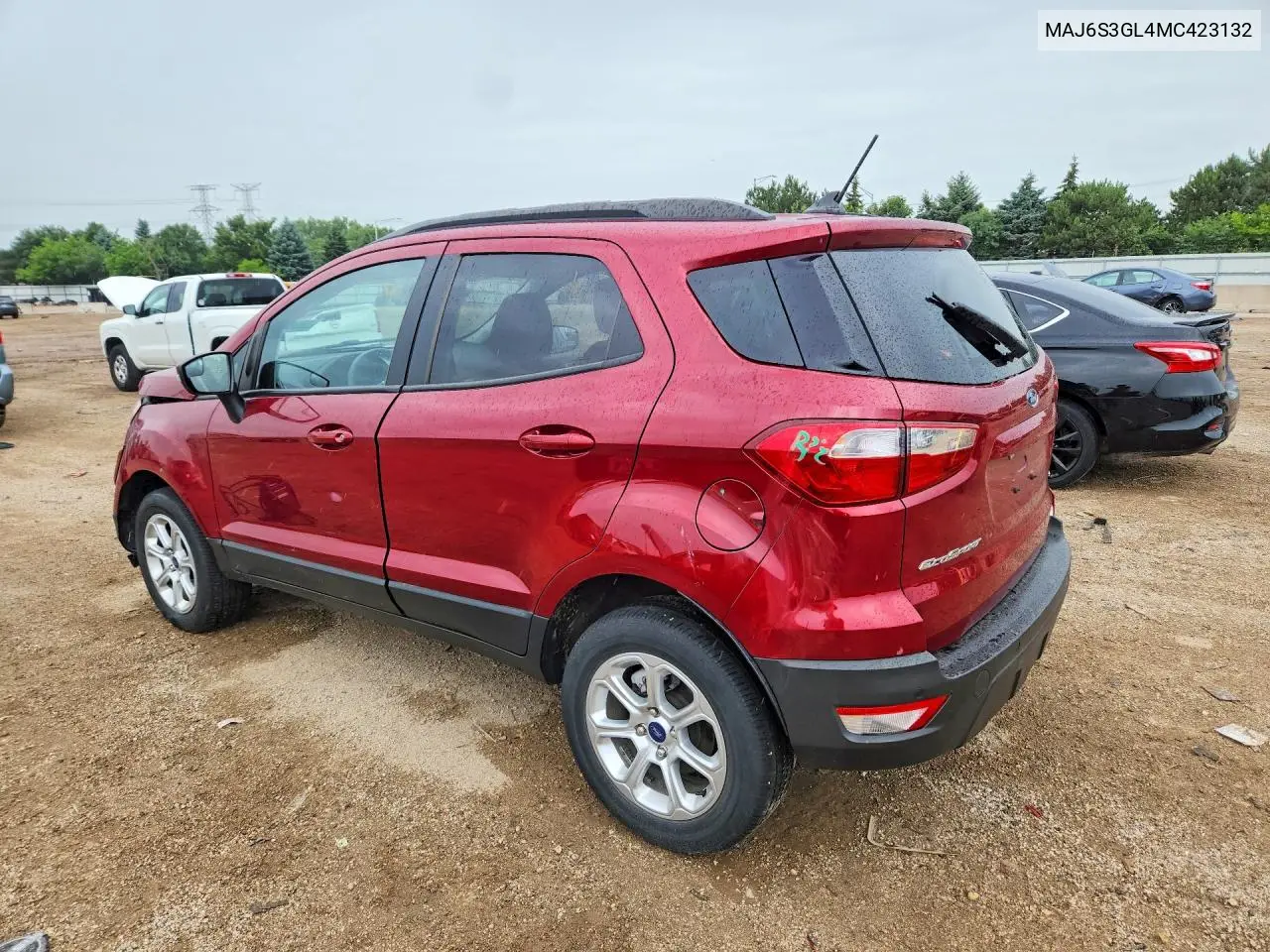 2021 Ford Ecosport Se VIN: MAJ6S3GL4MC423132 Lot: 58982166