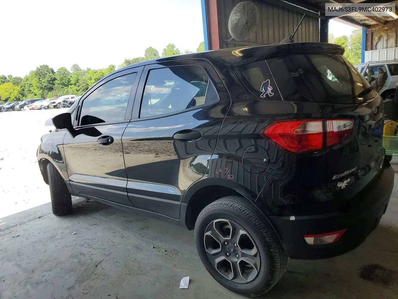2021 Ford Ecosport S VIN: MAJ6S3FL9MC402973 Lot: 59054336