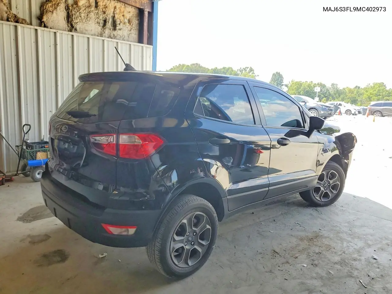 2021 Ford Ecosport S VIN: MAJ6S3FL9MC402973 Lot: 59054336