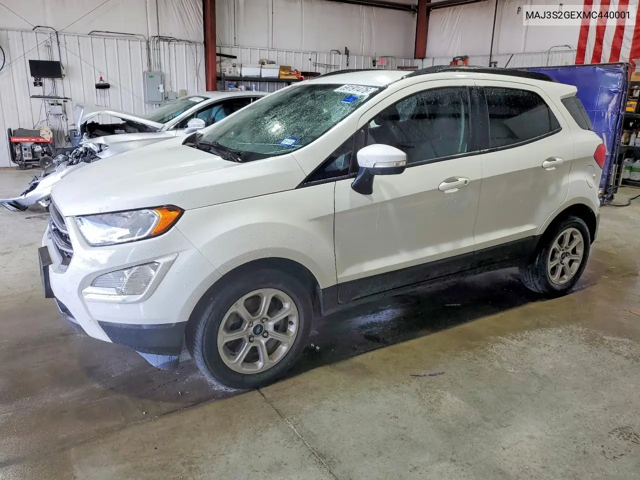 2021 Ford Ecosport Se VIN: MAJ3S2GEXMC440001 Lot: 59191476