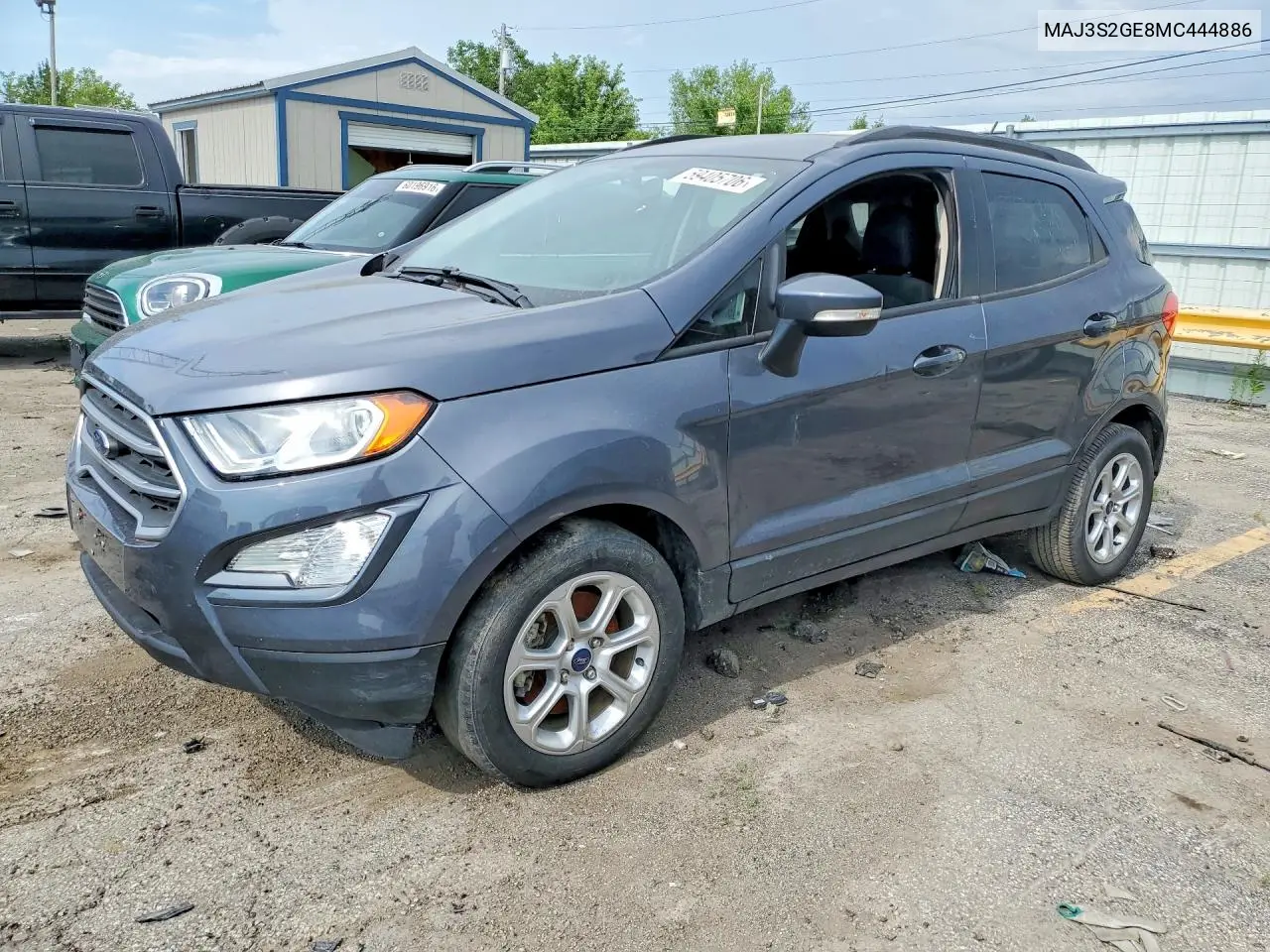 2021 Ford Ecosport Se VIN: MAJ3S2GE8MC444886 Lot: 59405706