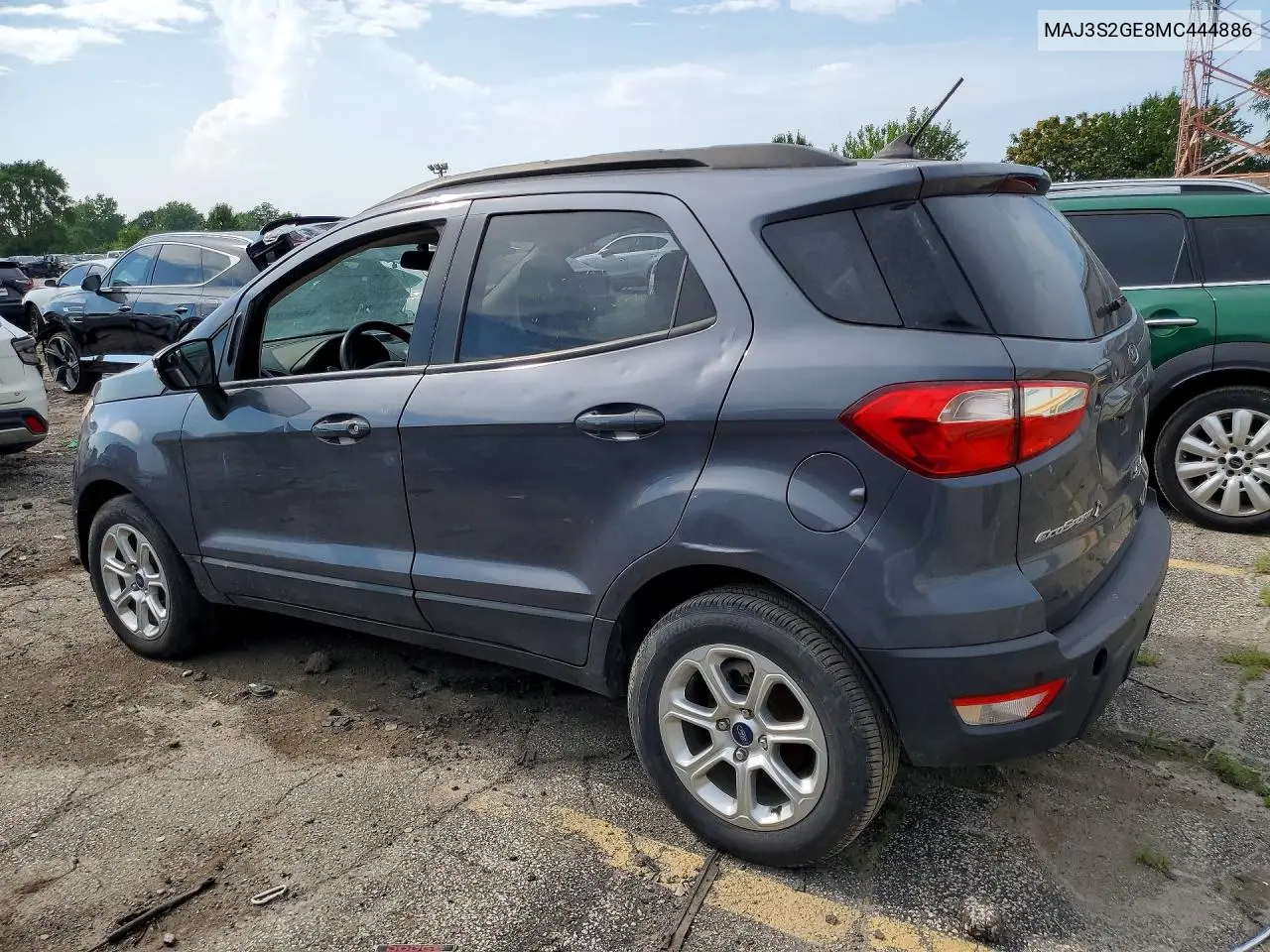 2021 Ford Ecosport Se VIN: MAJ3S2GE8MC444886 Lot: 59405706