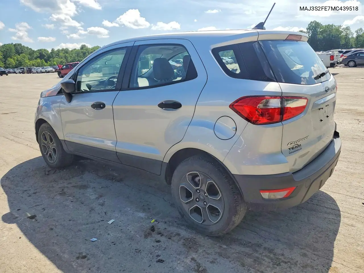 2021 Ford Ecosport S VIN: MAJ3S2FE7MC439518 Lot: 59993356