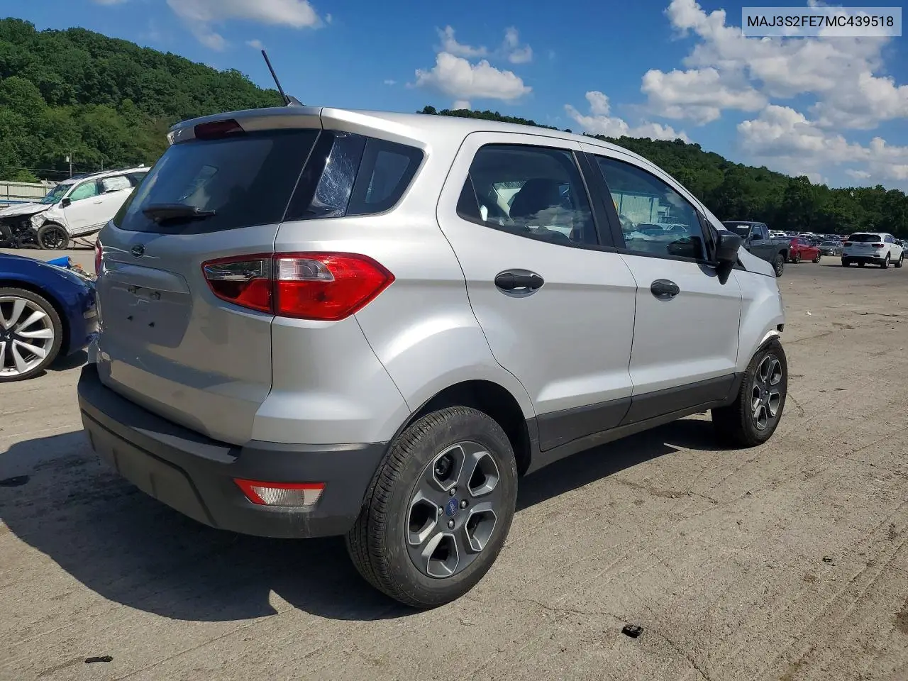 2021 Ford Ecosport S VIN: MAJ3S2FE7MC439518 Lot: 59993356