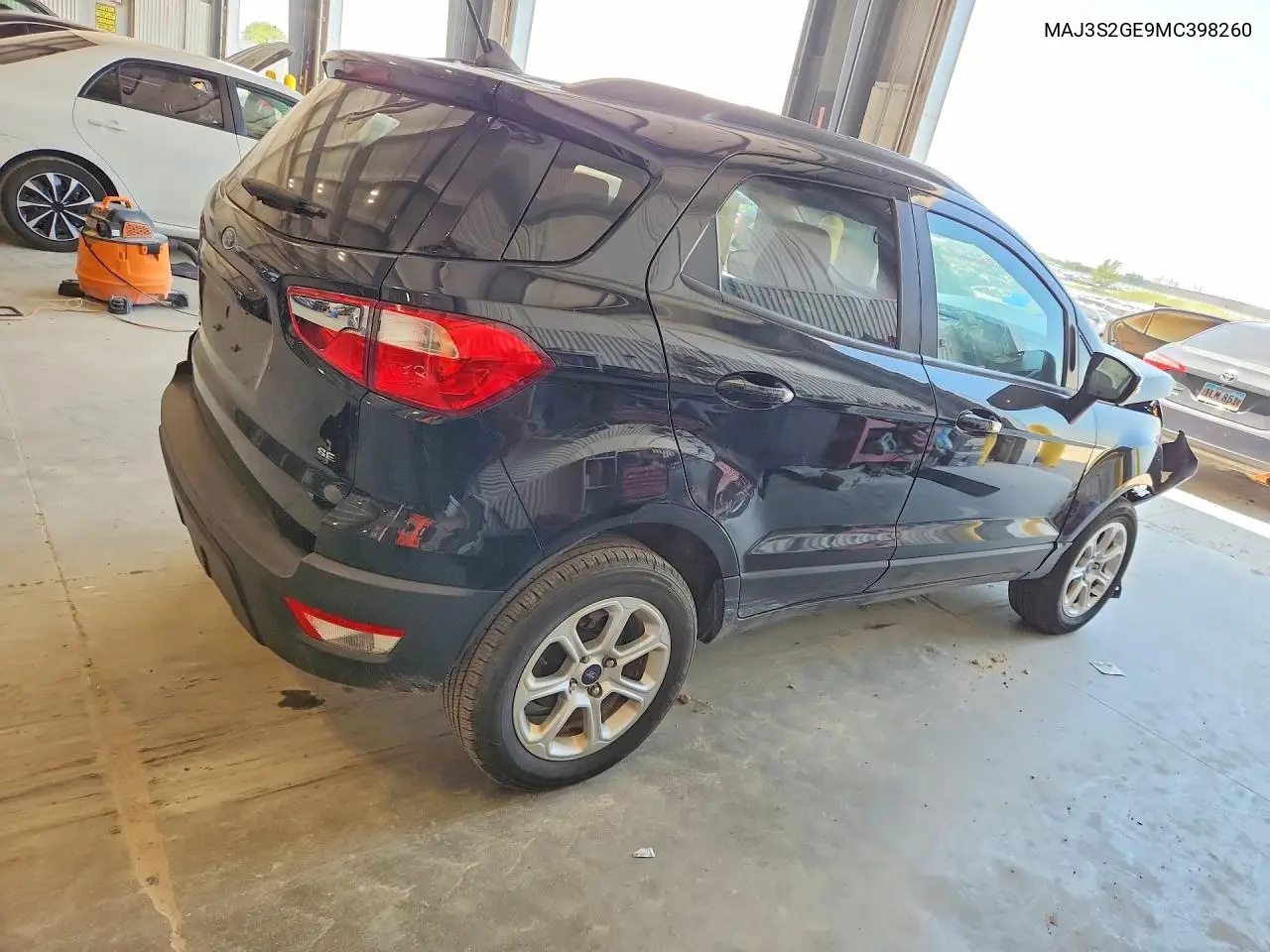 2021 Ford Ecosport Se VIN: MAJ3S2GE9MC398260 Lot: 60123876