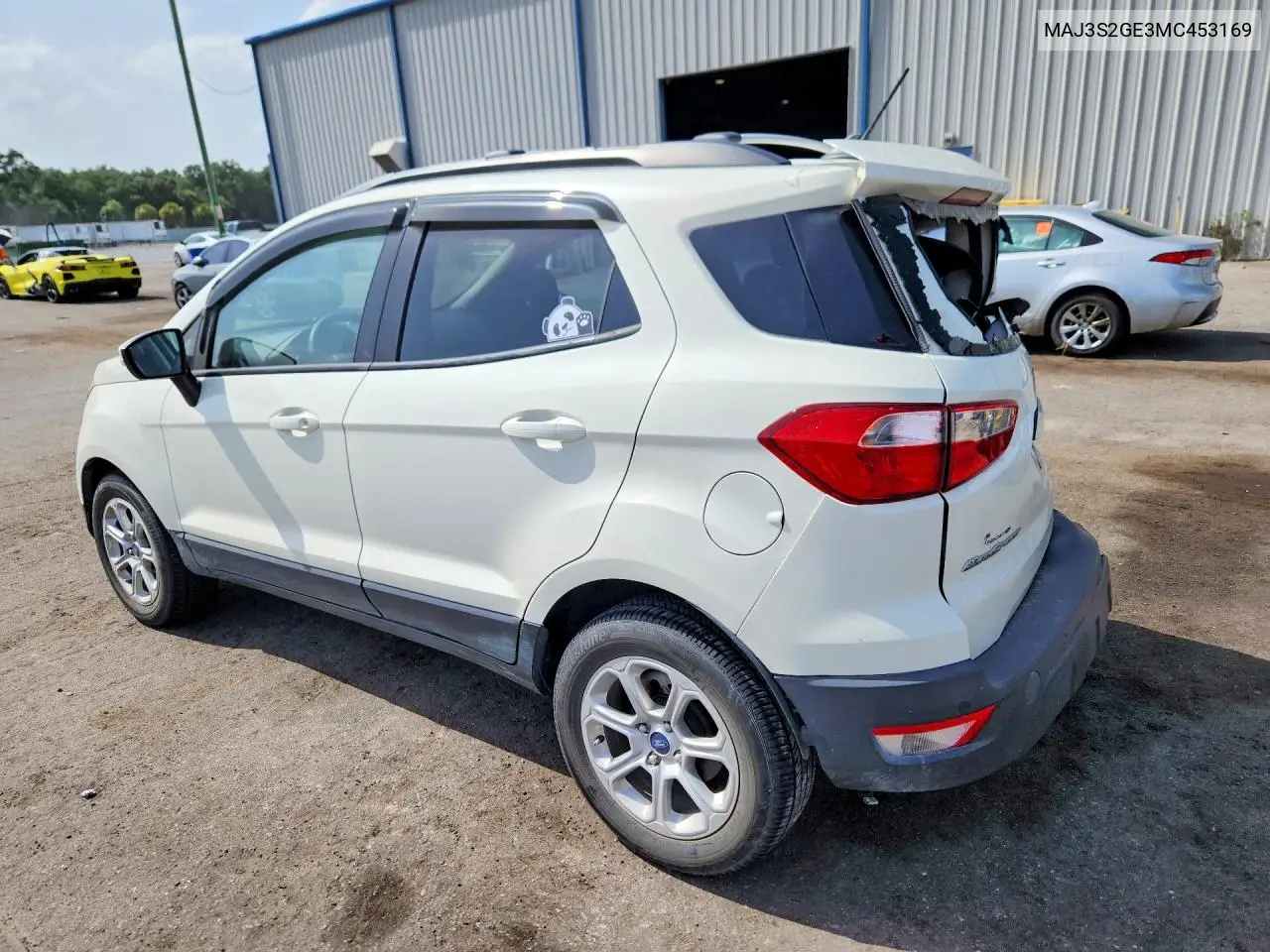 2021 Ford Ecosport Se VIN: MAJ3S2GE3MC453169 Lot: 60185376