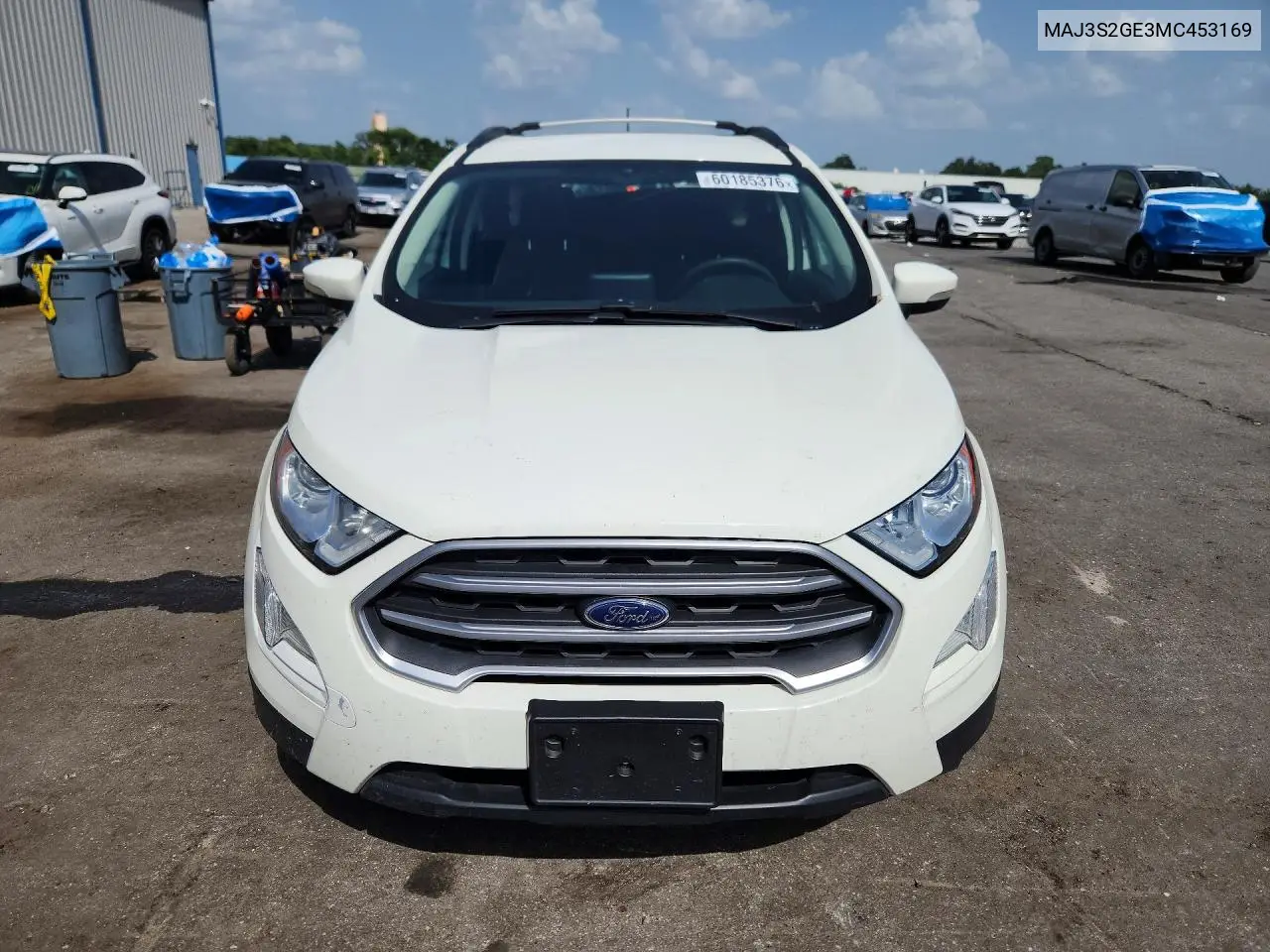 2021 Ford Ecosport Se VIN: MAJ3S2GE3MC453169 Lot: 60185376