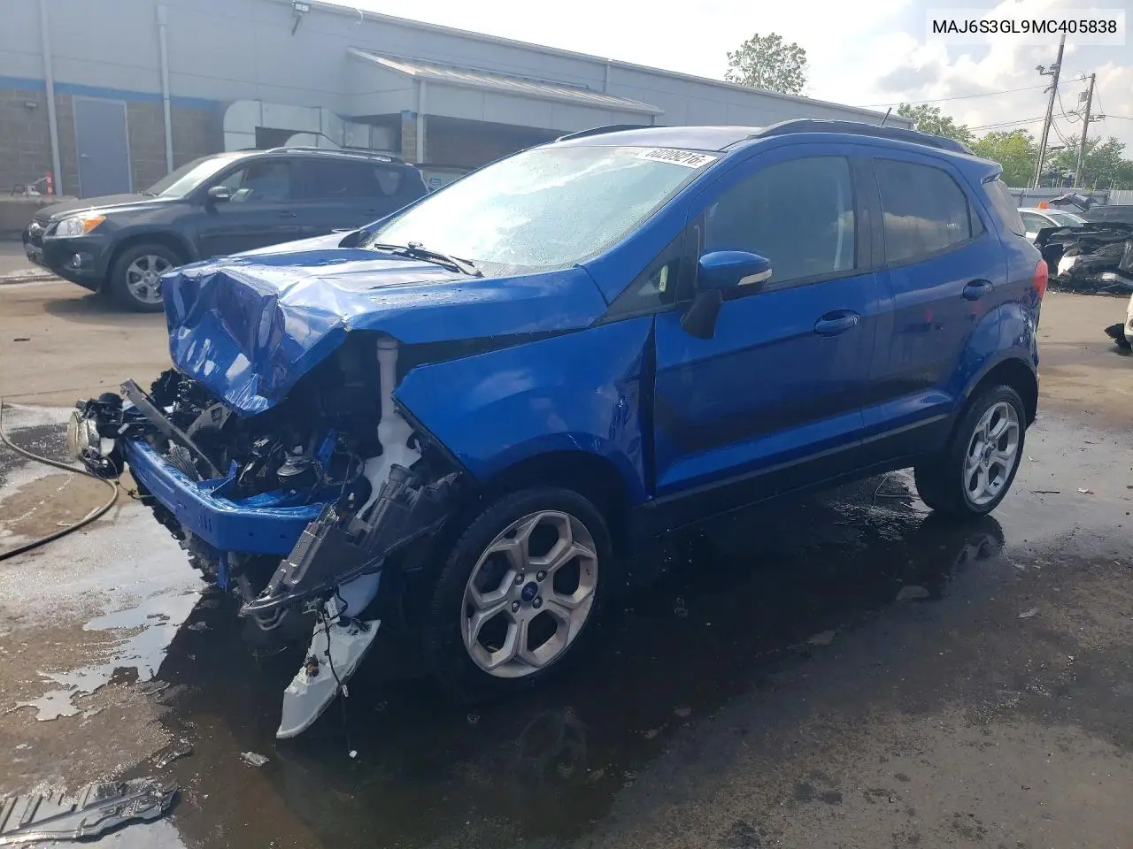2021 Ford Ecosport Se VIN: MAJ6S3GL9MC405838 Lot: 60209216