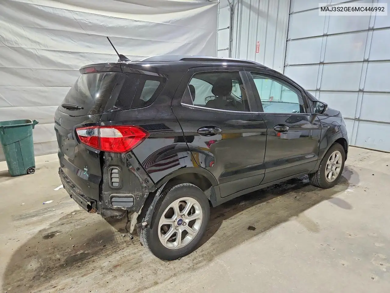2021 Ford Ecosport Se VIN: MAJ3S2GE6MC446992 Lot: 60425836