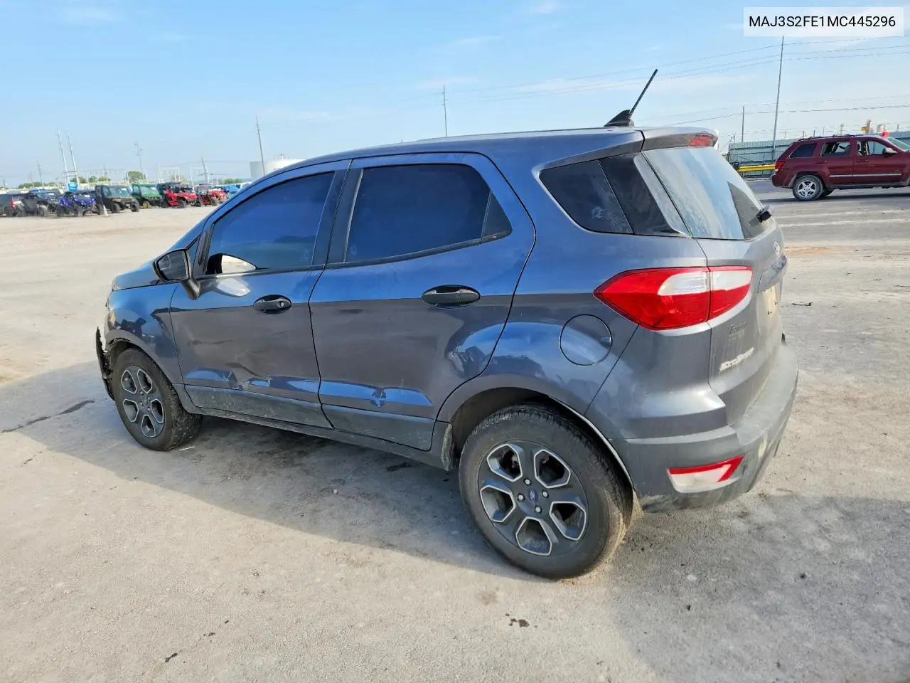 2021 Ford Ecosport S VIN: MAJ3S2FE1MC445296 Lot: 60508626
