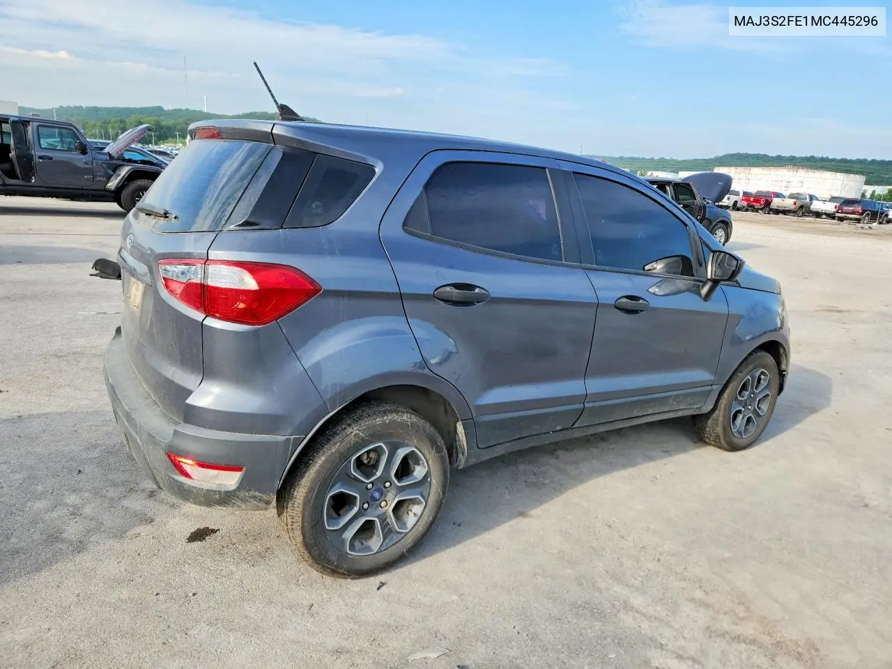2021 Ford Ecosport S VIN: MAJ3S2FE1MC445296 Lot: 60508626