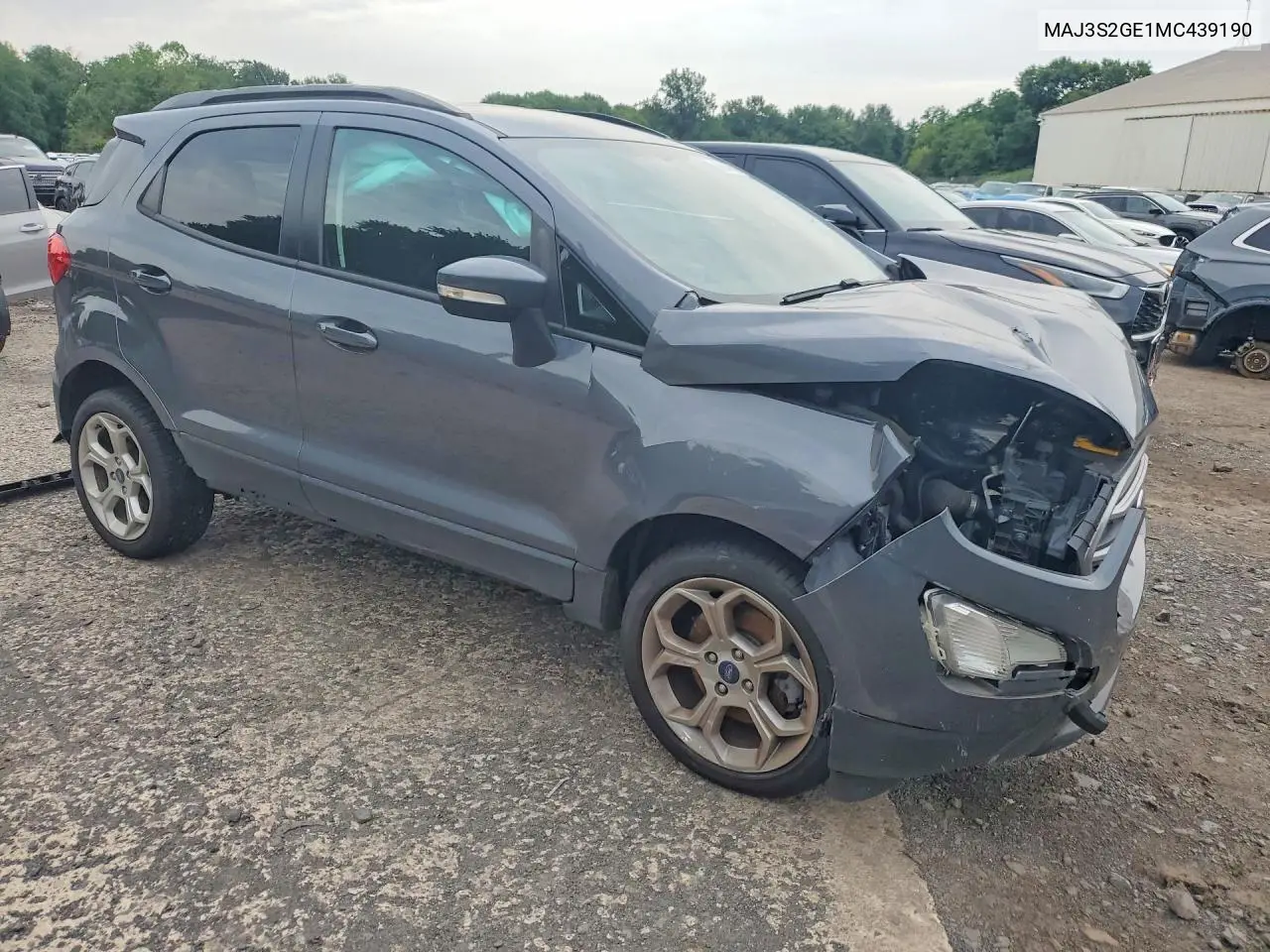 2021 Ford Ecosport Se VIN: MAJ3S2GE1MC439190 Lot: 60546286