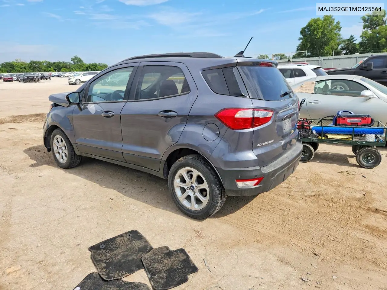 2021 Ford Ecosport Se VIN: MAJ3S2GE1MC425564 Lot: 60560736