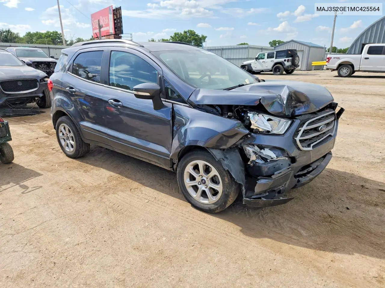 2021 Ford Ecosport Se VIN: MAJ3S2GE1MC425564 Lot: 60560736