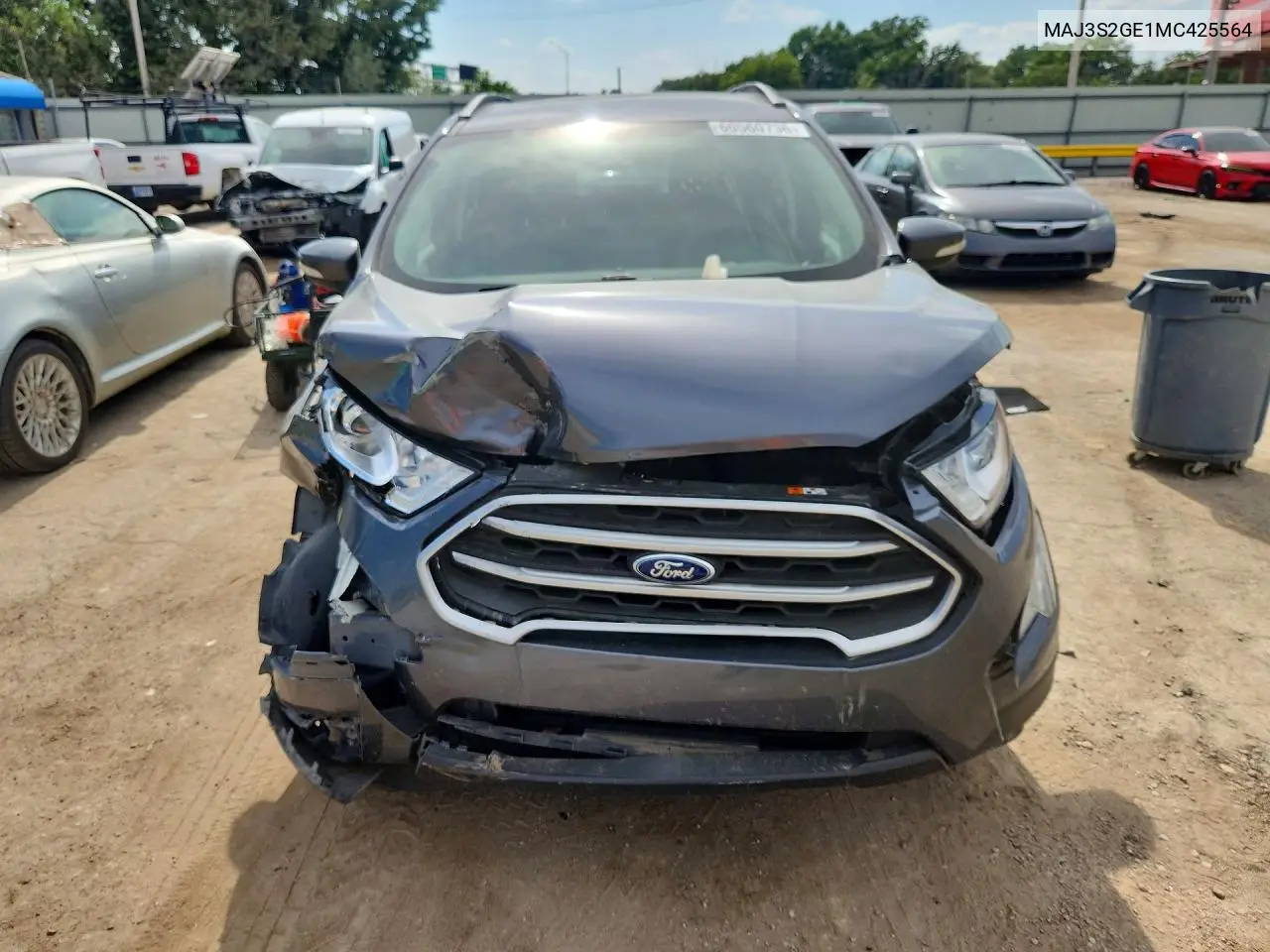 2021 Ford Ecosport Se VIN: MAJ3S2GE1MC425564 Lot: 60560736