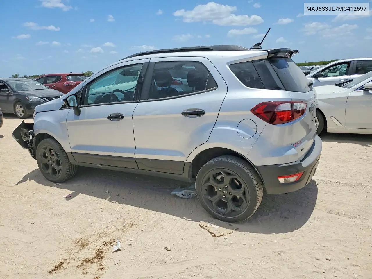2021 Ford Ecosport Ses VIN: MAJ6S3JL7MC412697 Lot: 60616796