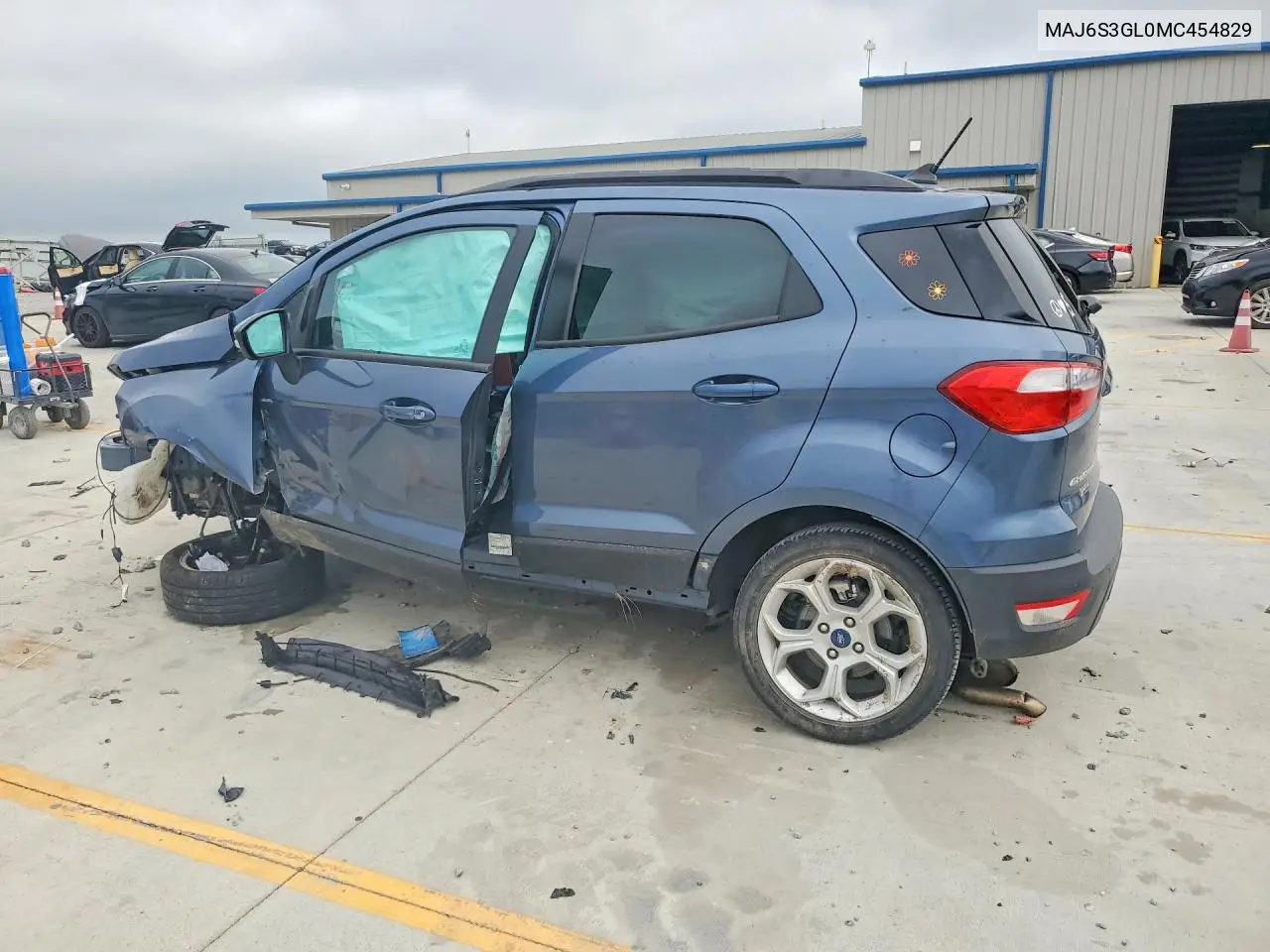 2021 Ford Ecosport Se VIN: MAJ6S3GL0MC454829 Lot: 60897926