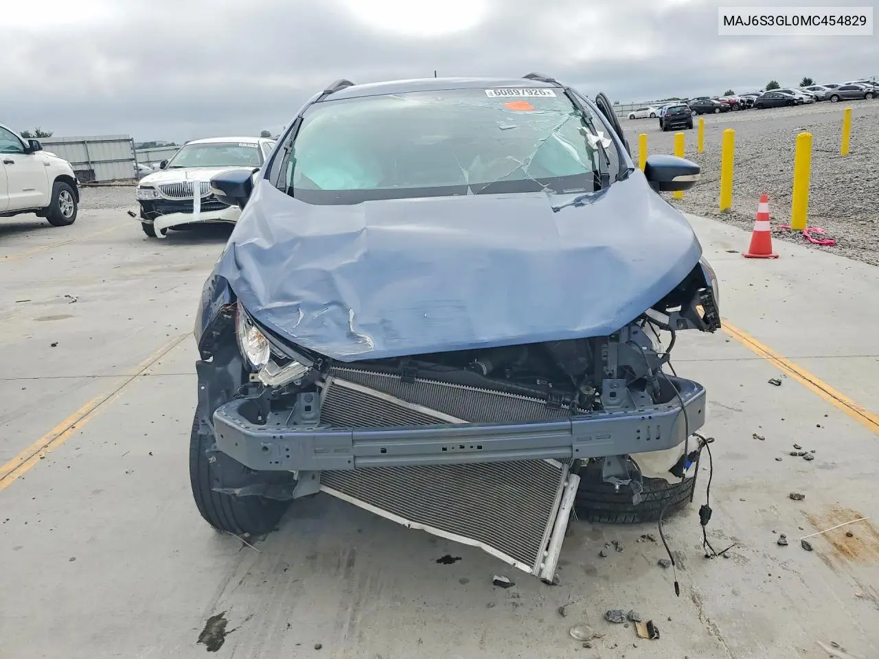 2021 Ford Ecosport Se VIN: MAJ6S3GL0MC454829 Lot: 60897926
