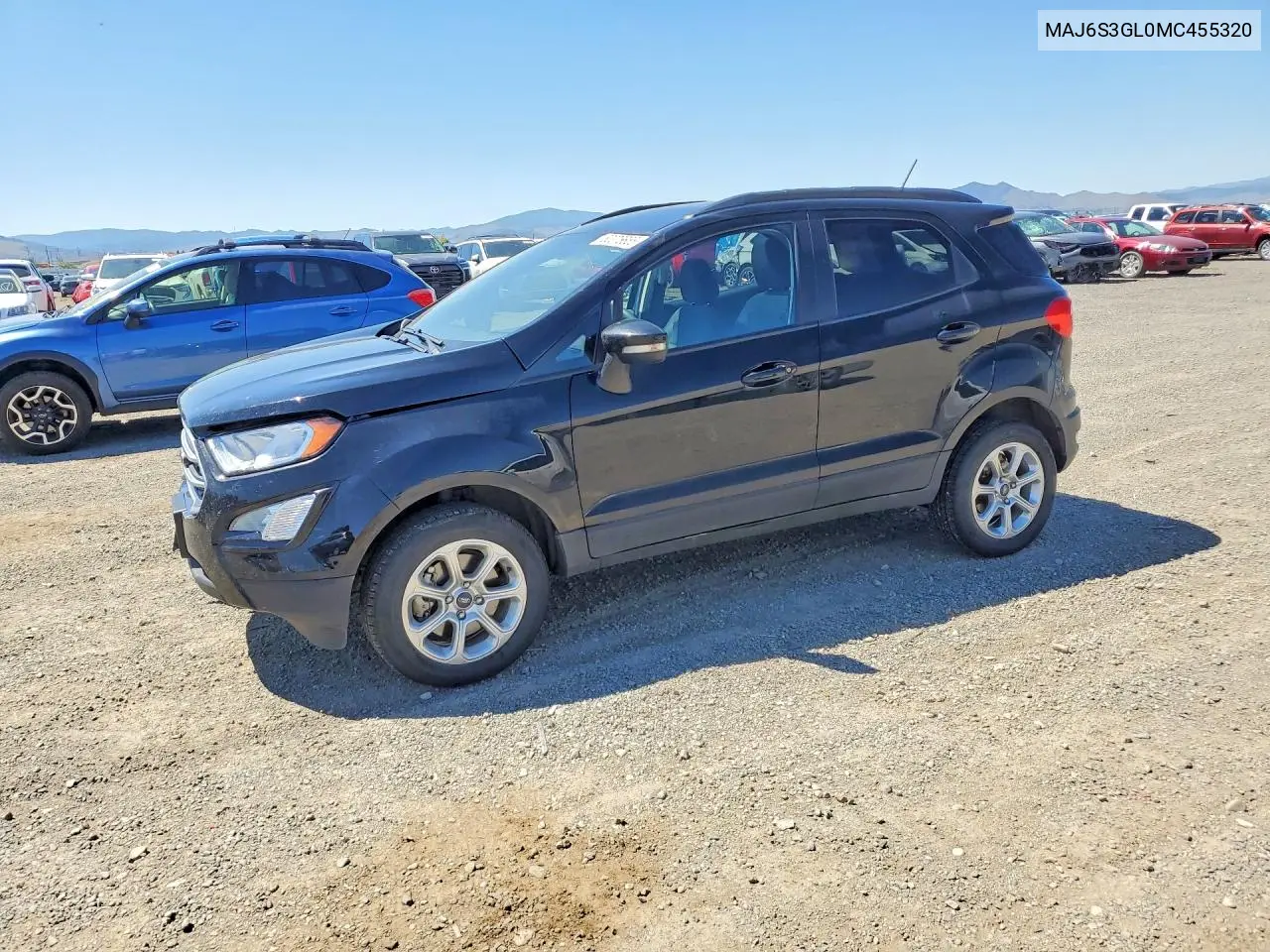2021 Ford Ecosport Se VIN: MAJ6S3GL0MC455320 Lot: 60975666