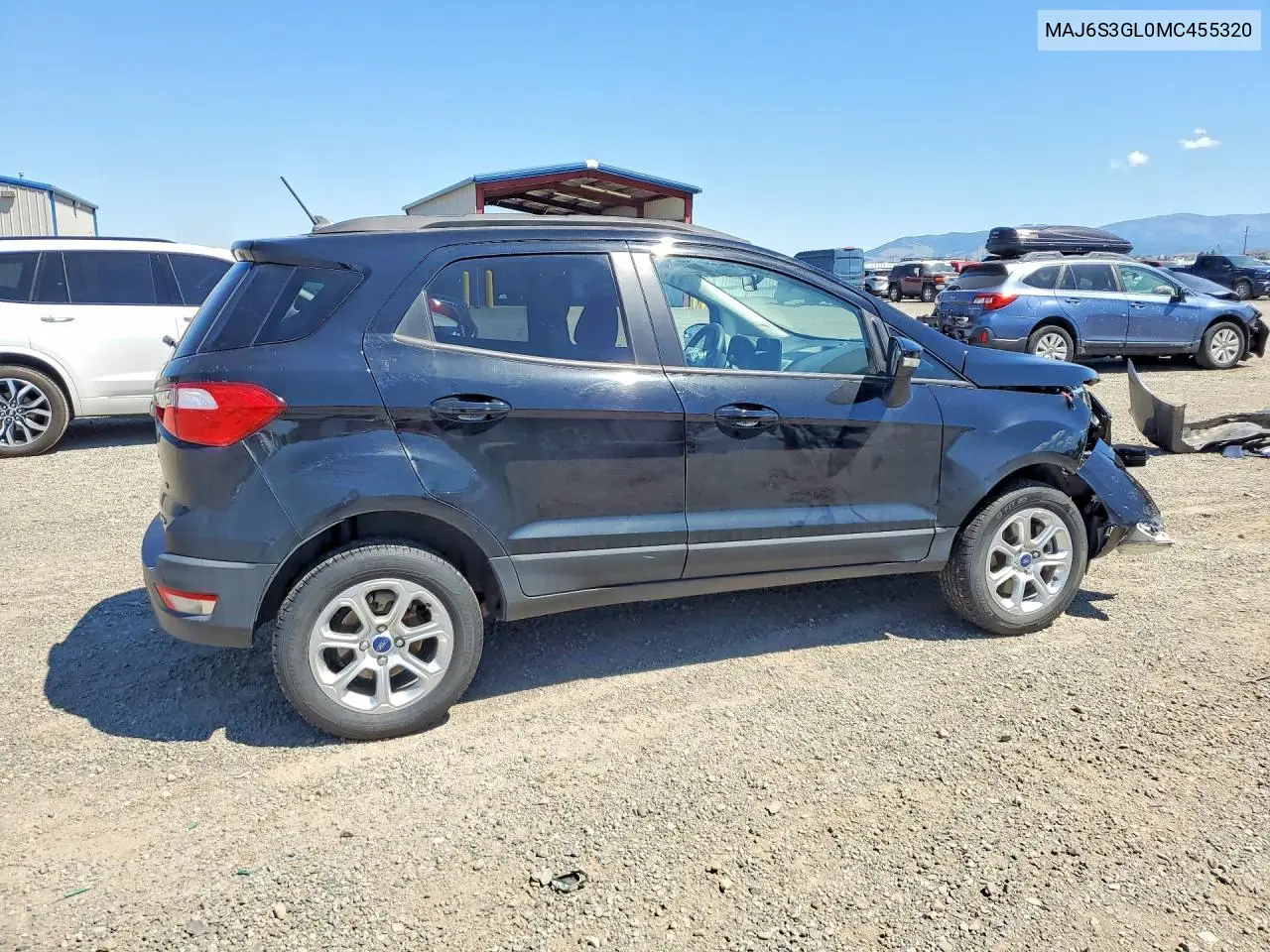 2021 Ford Ecosport Se VIN: MAJ6S3GL0MC455320 Lot: 60975666
