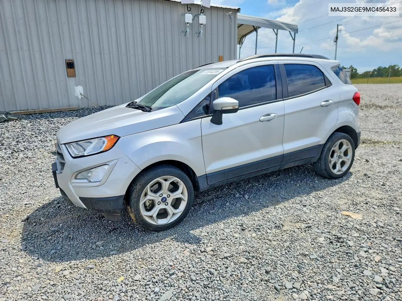 2021 Ford Ecosport Se VIN: MAJ3S2GE9MC456433 Lot: 61044206